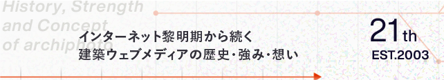 インターネット黎明期から続く建築ウェブブメディアの歴史・強み・想い